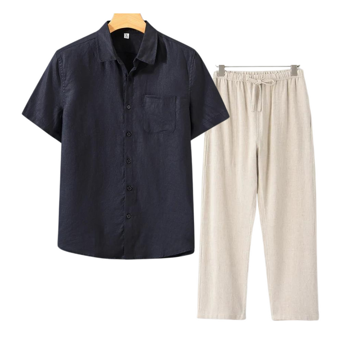 BENSON Linen Set (Short)