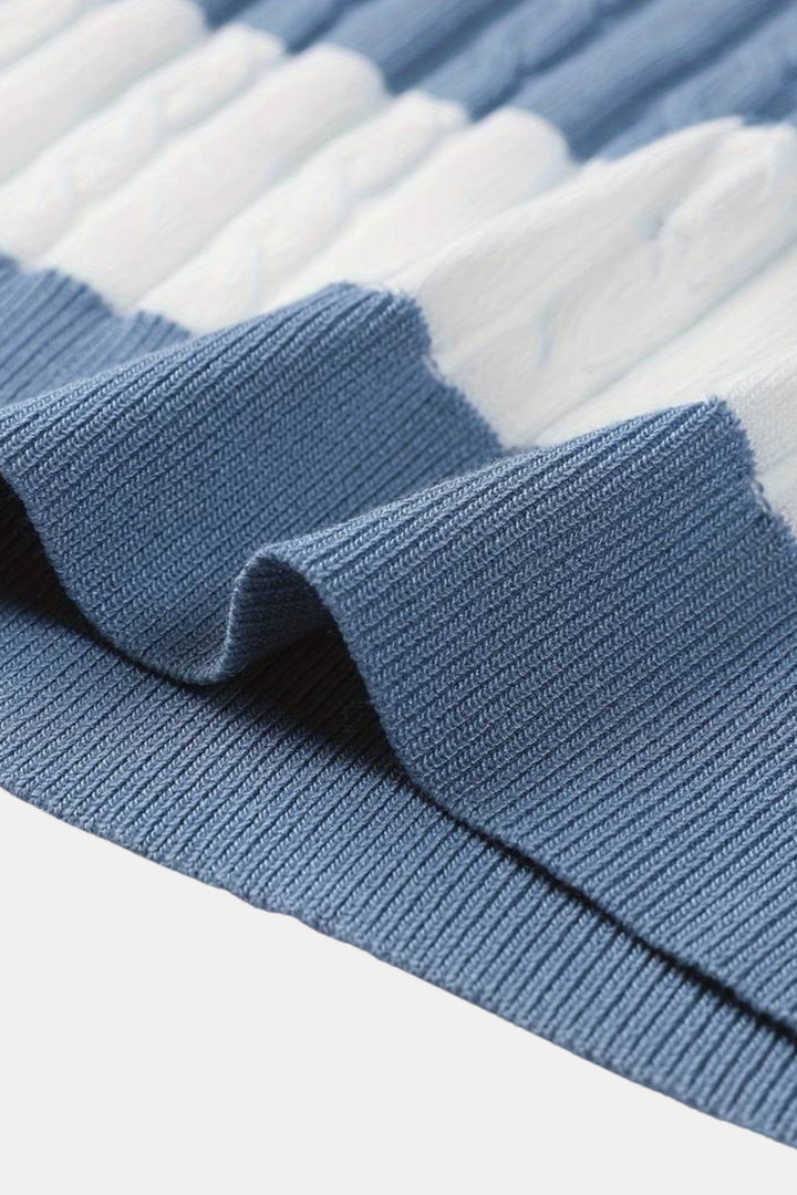 BENSON White Stripe Polo