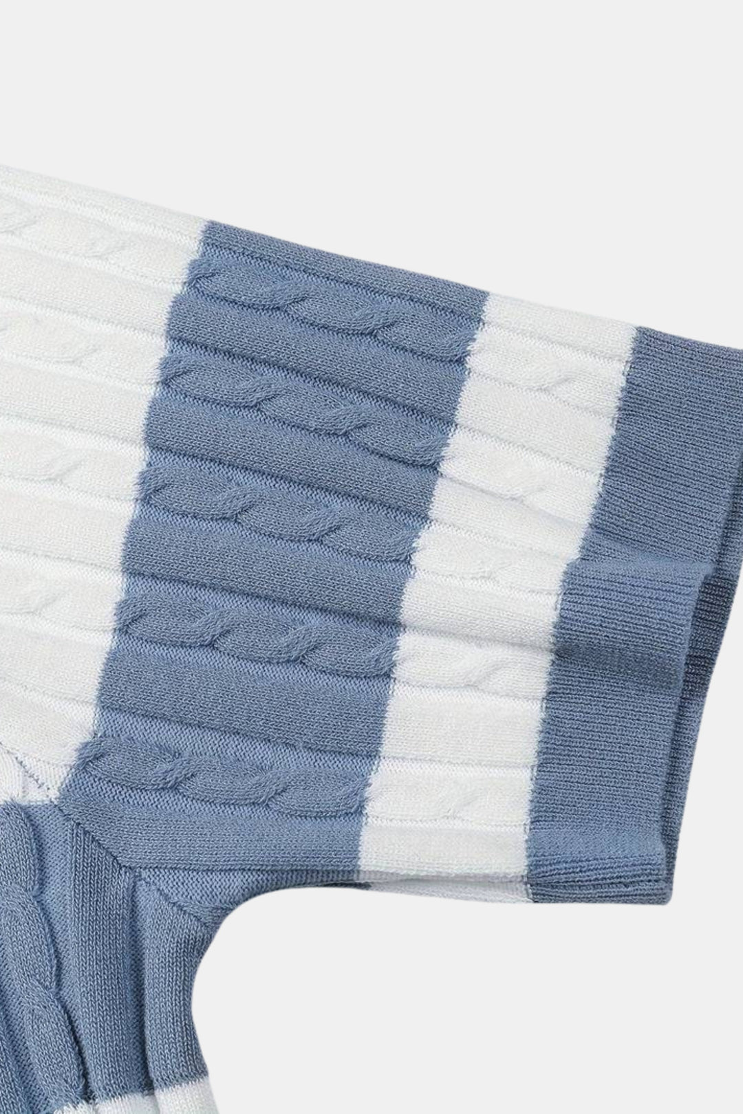 BENSON White Stripe Polo