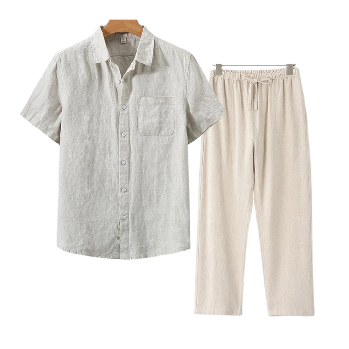 BENSON Linen Set (Short)