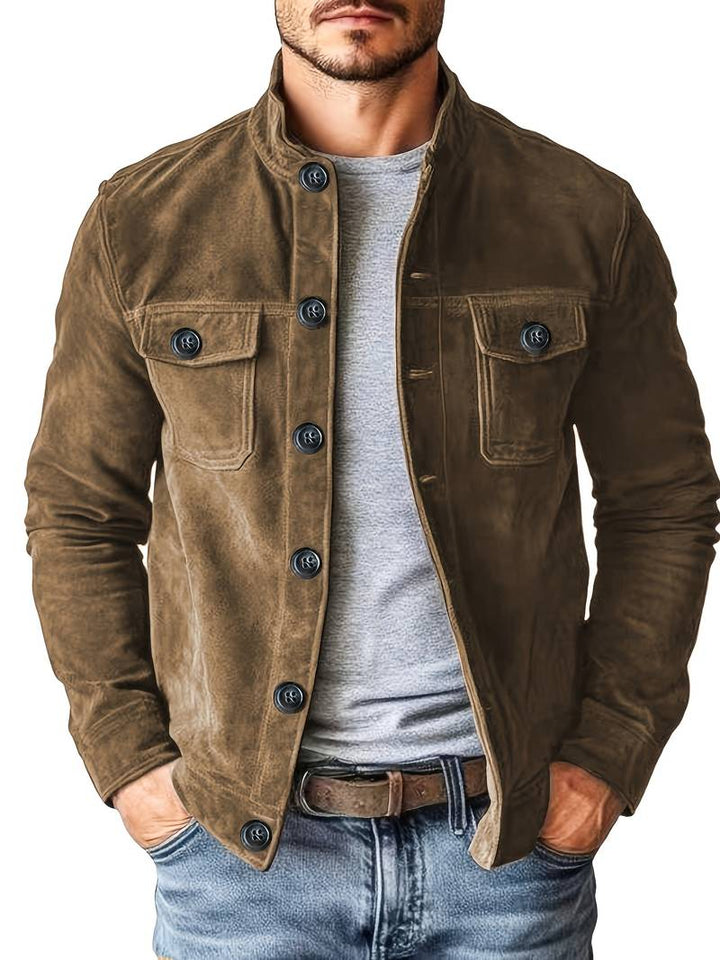 Steven - Casual Long Sleeve Jacket with Pocket