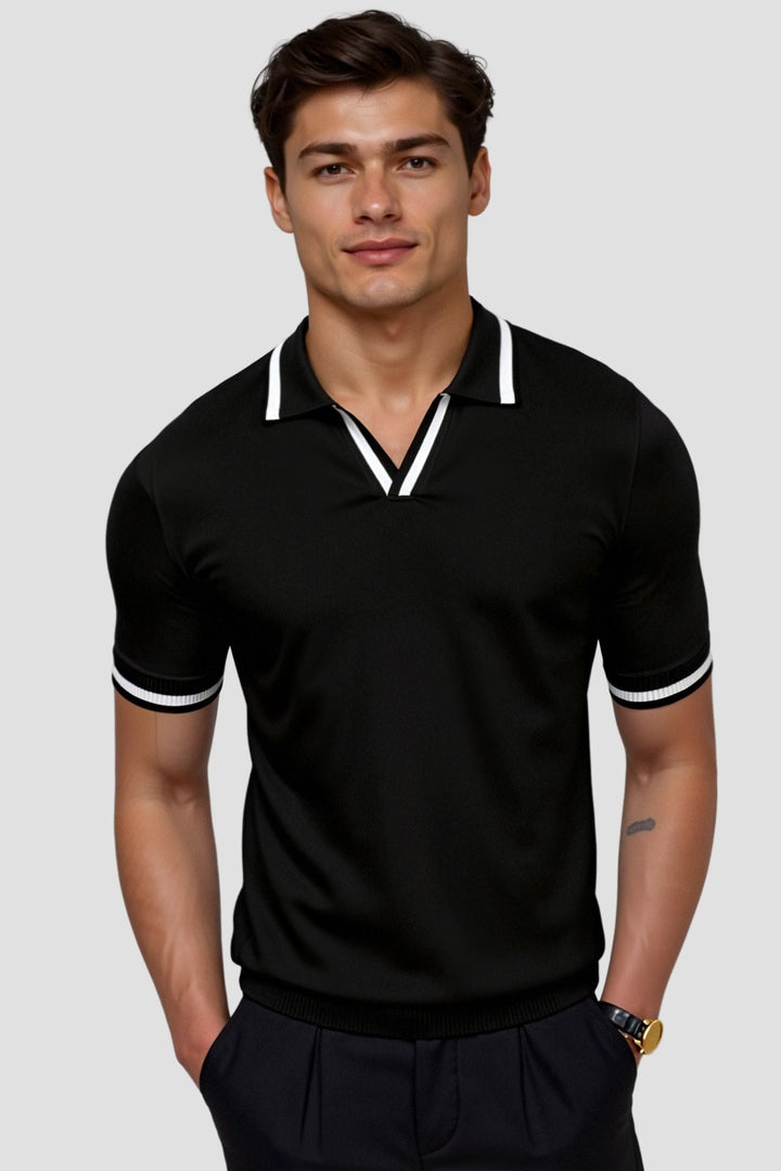 BENSON Contrast Slim Fitted Polo