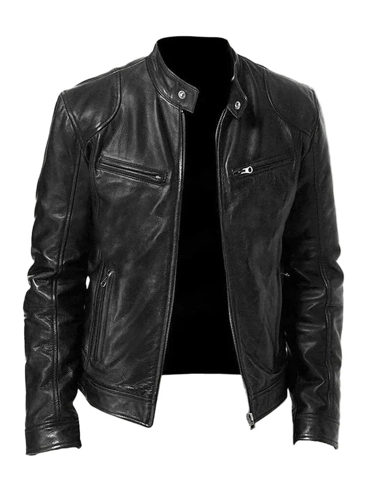 Damien | Classic Leather Jacket
