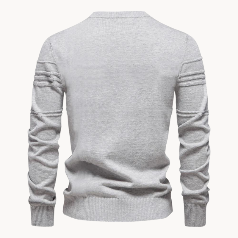 Cassian | Classic Herringbone Elegance Sweater