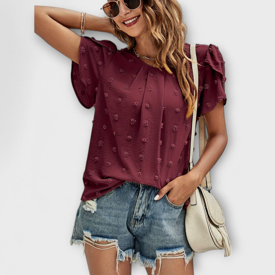 Charlotte - polka dot blouse