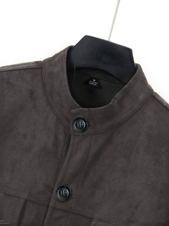 Steven - Casual Long Sleeve Jacket with Pocket