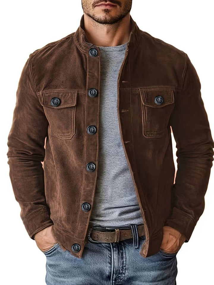 Steven - Casual Long Sleeve Jacket with Pocket
