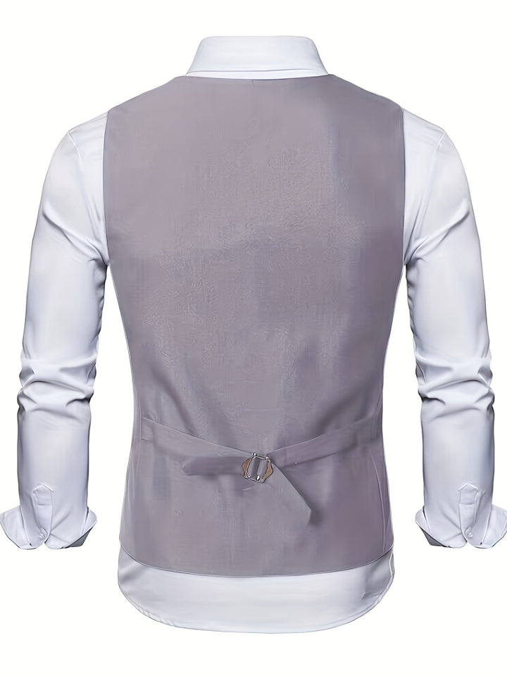 David | Slim-Fit Four-Button Suit Vest