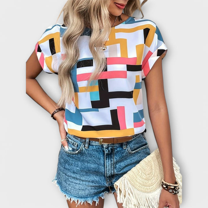 Chloe - Short Sleeve Blouse