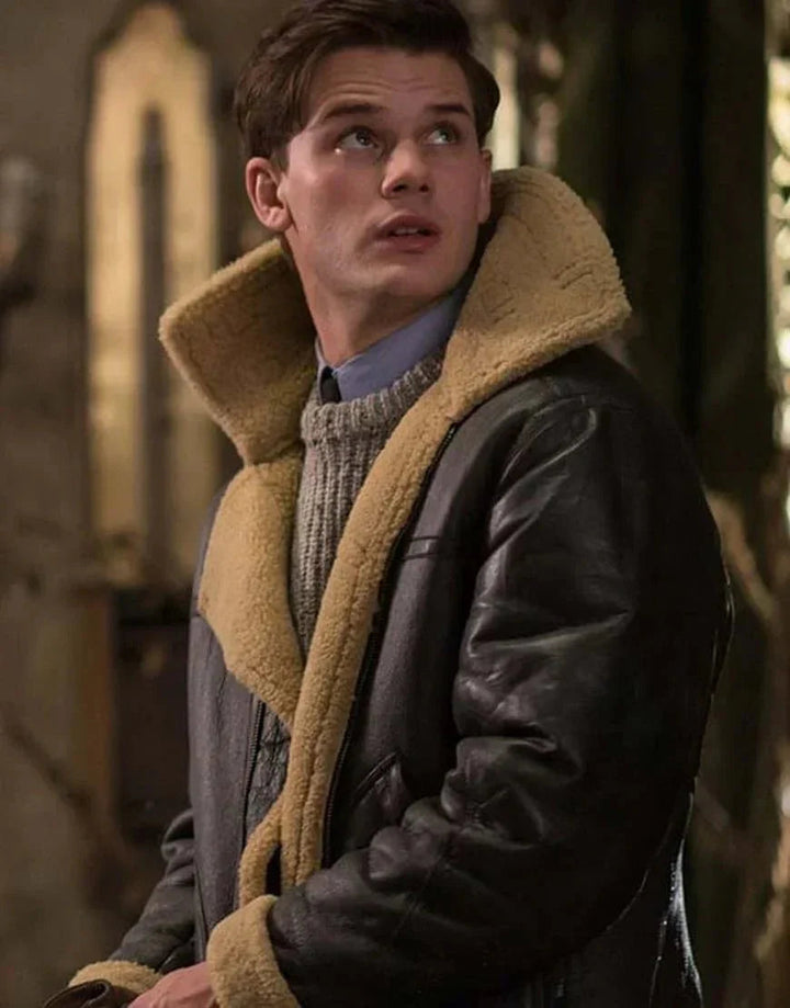 Aiden | Classic Shearling Leather Jacket