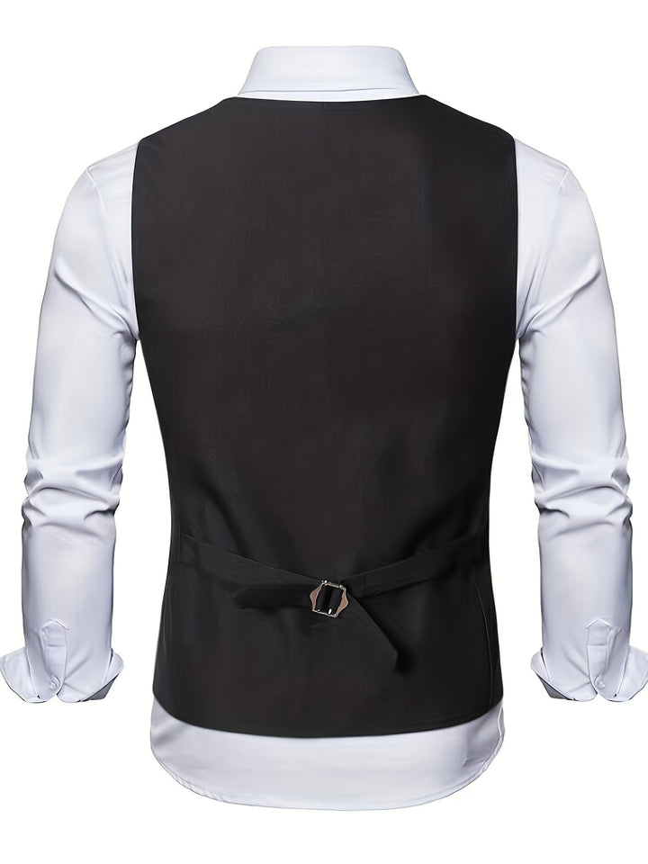 David | Slim-Fit Four-Button Suit Vest