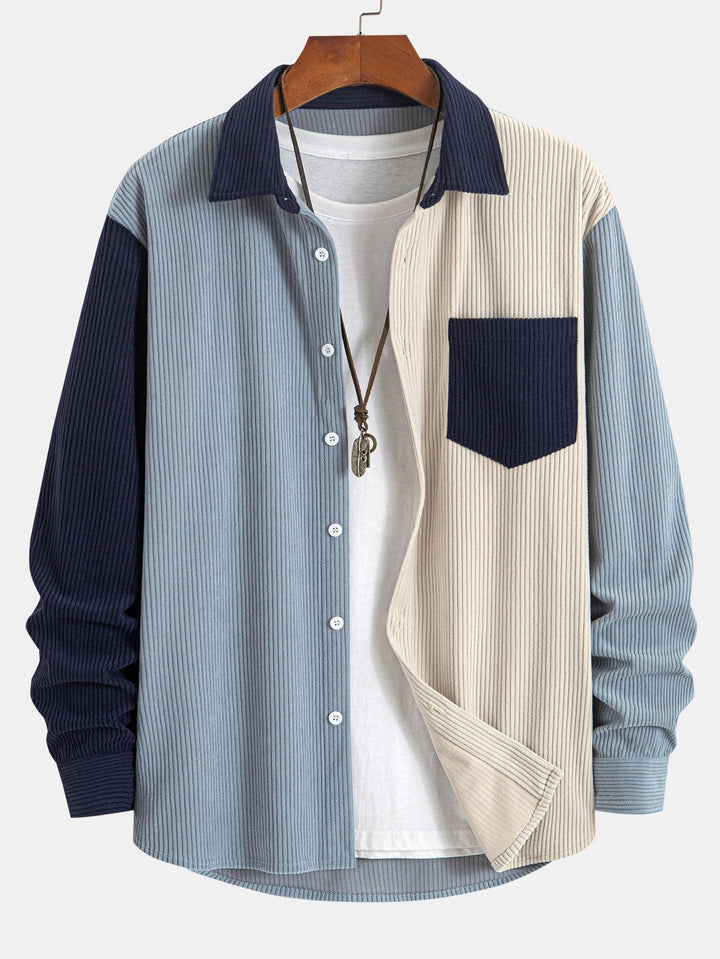 William | Corduroy Patchwork Shirt
