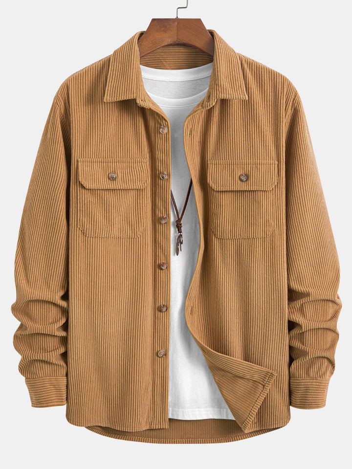 Benjamin | Double Pocket Corduroy Shirt