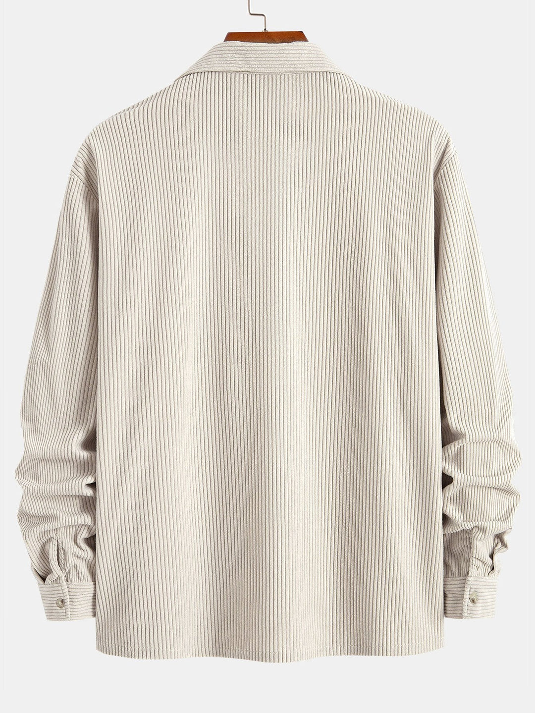 Daniel | Long Sleeve Corduroy Cuban Collar Shirt