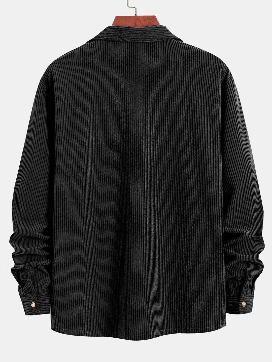 Daniel | Long Sleeve Corduroy Cuban Collar Shirt