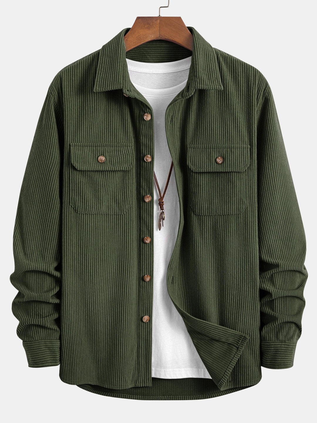 Benjamin | Double Pocket Corduroy Shirt