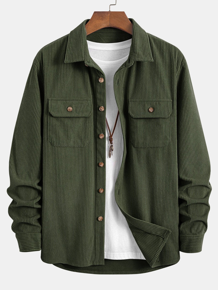 Benjamin | Double Pocket Corduroy Shirt