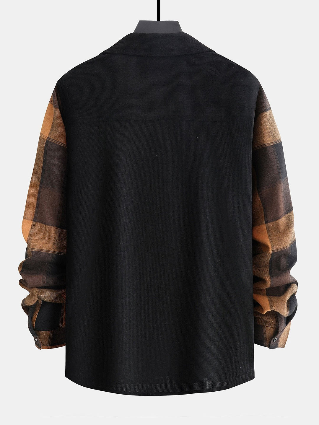 Samuel | Checked Corduroy Panel Shirt