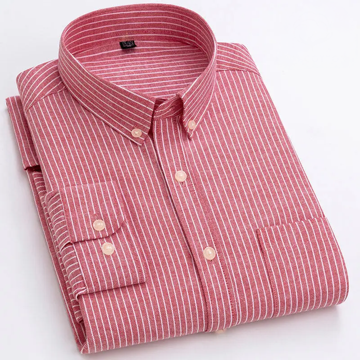 Devon | Modern Striped Cotton Shirt