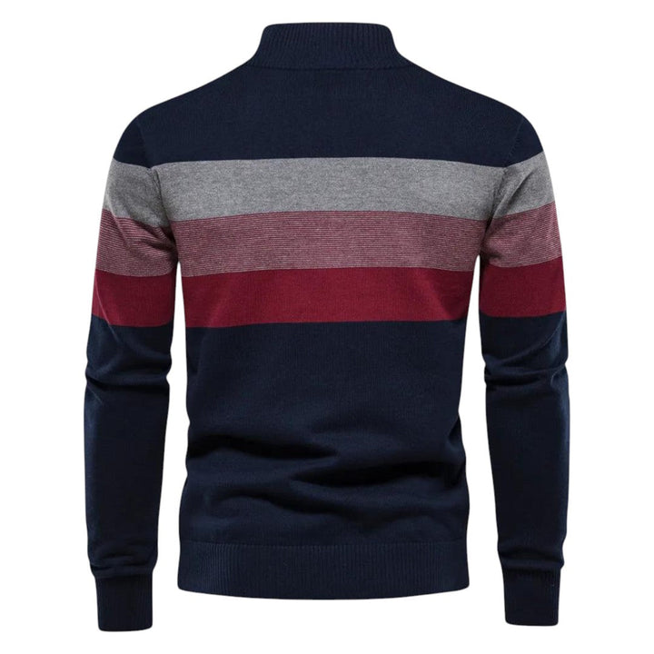 Henri | Modern Zip-Up Collar Sweater