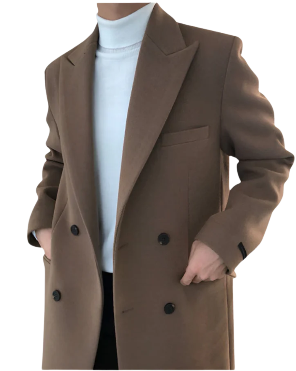 Michael | Stylish Men's Double-Breasted Coat